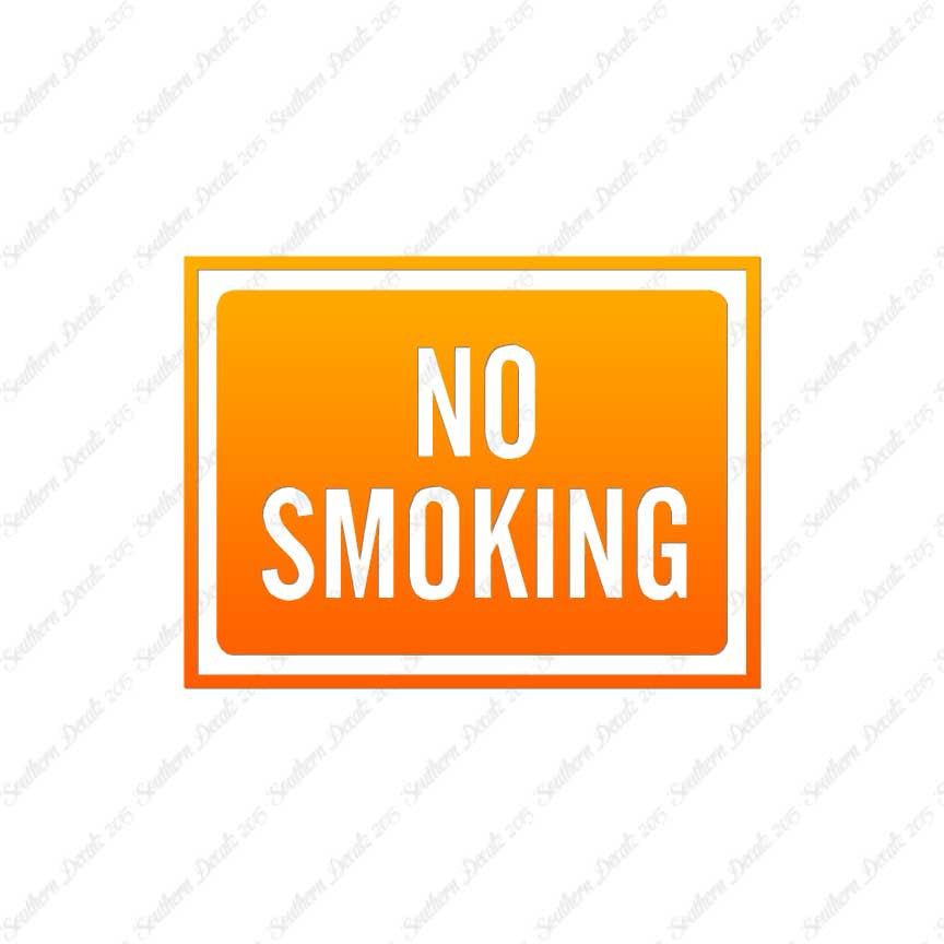No Smoking Business Sign