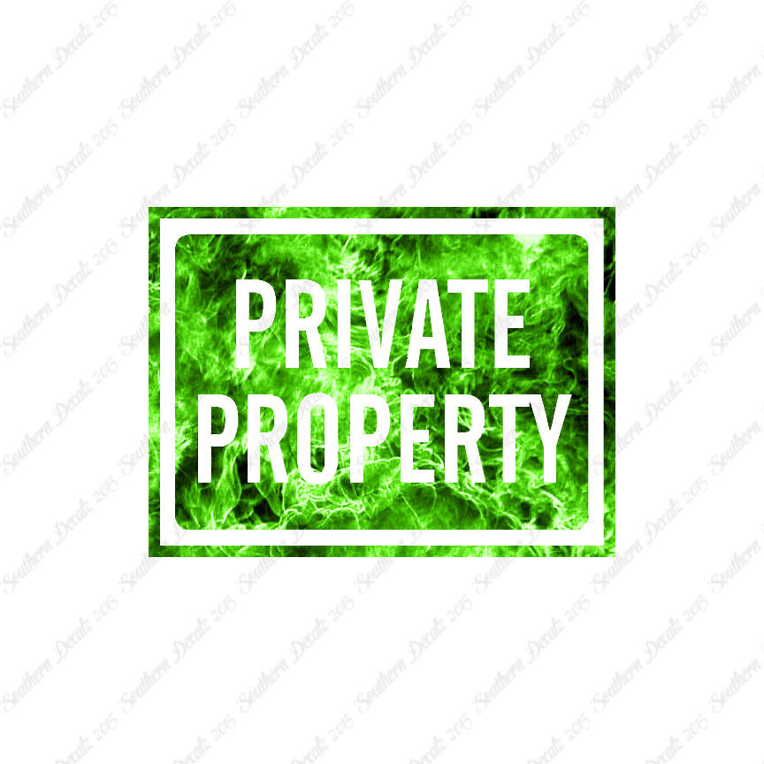 Private Property Business Sign