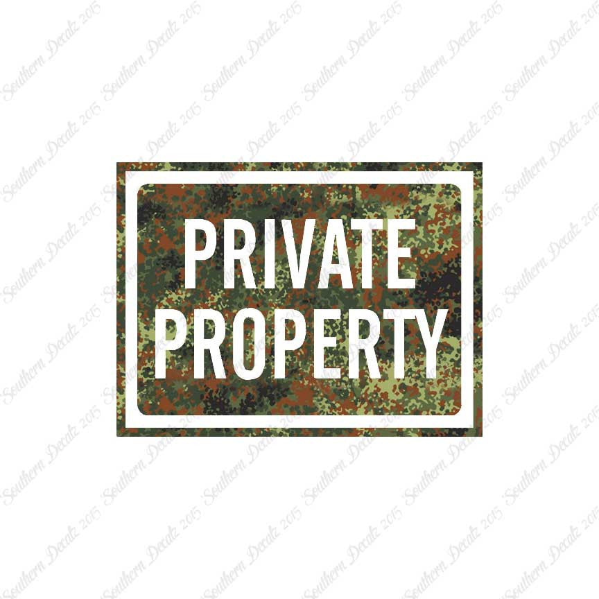 Private Property Business Sign