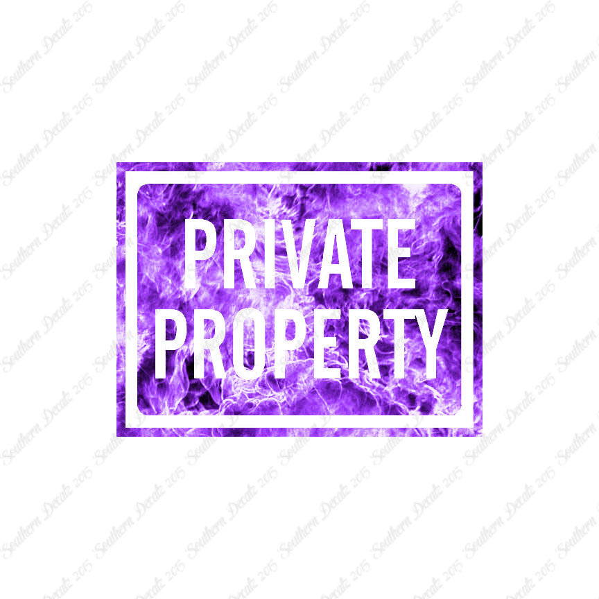 Private Property Business Sign