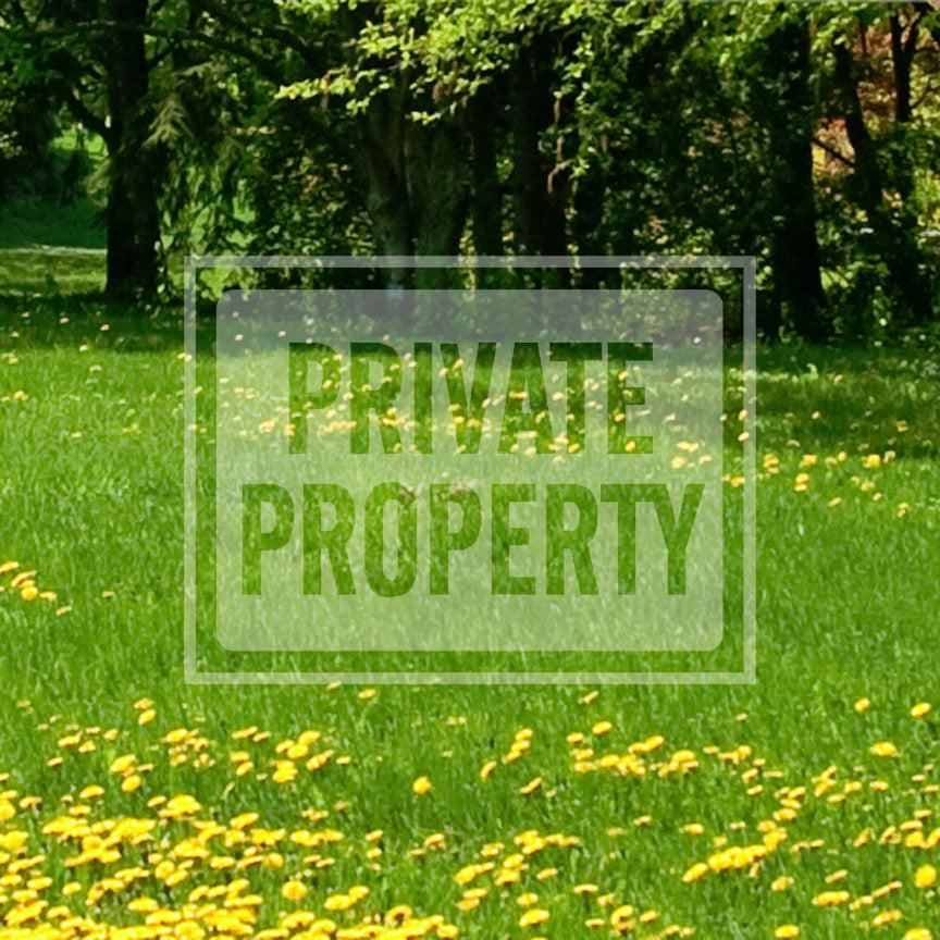 Private Property Business Sign