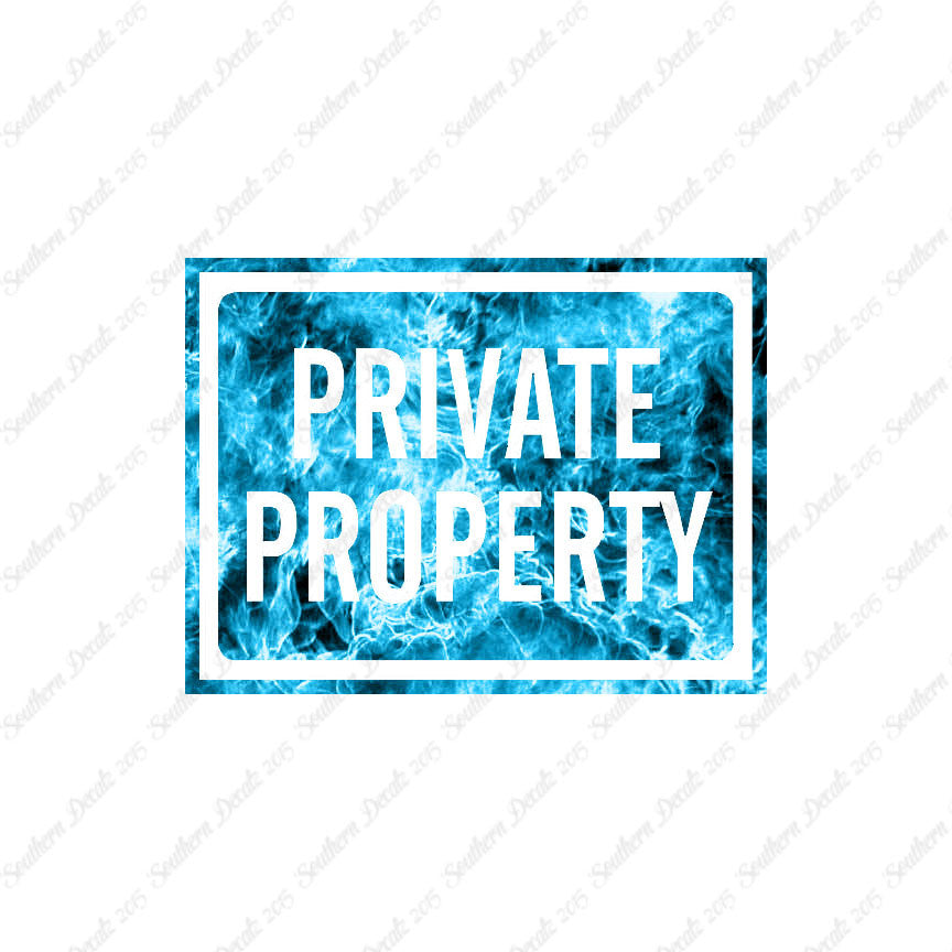 Private Property Business Sign