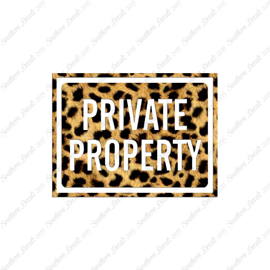 Private Property Business Sign