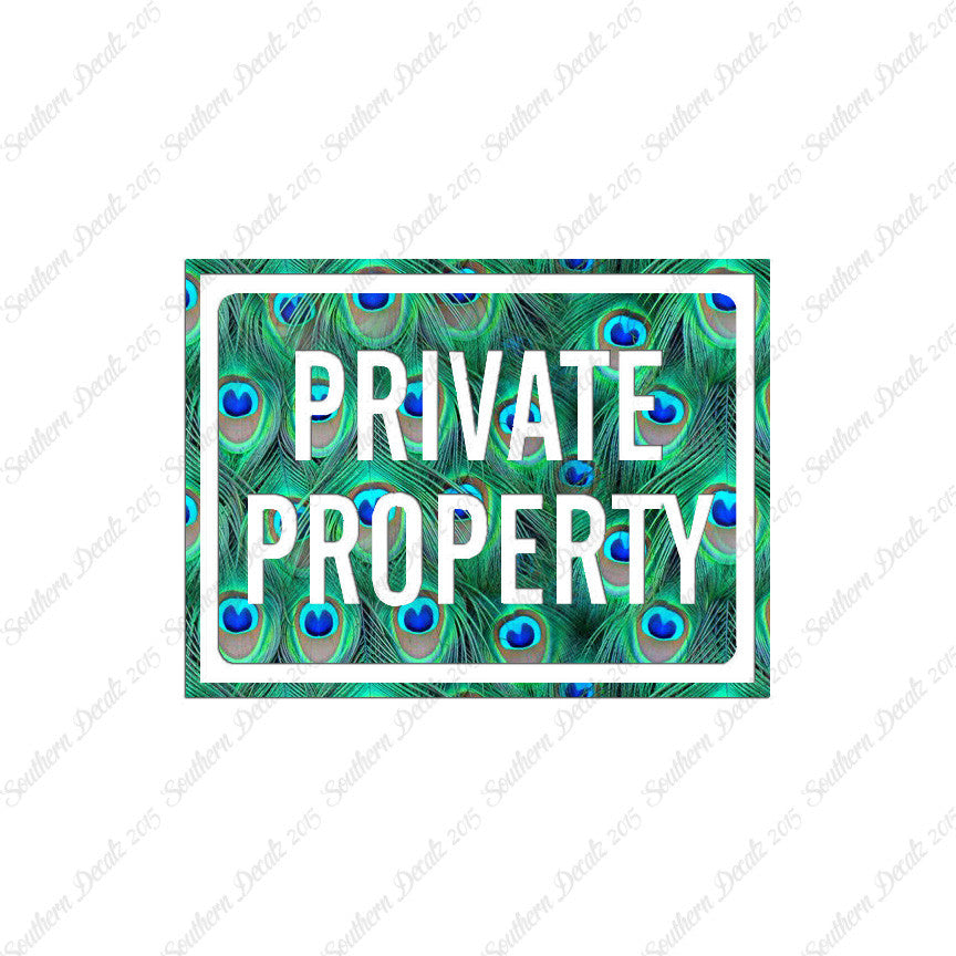 Private Property Business Sign