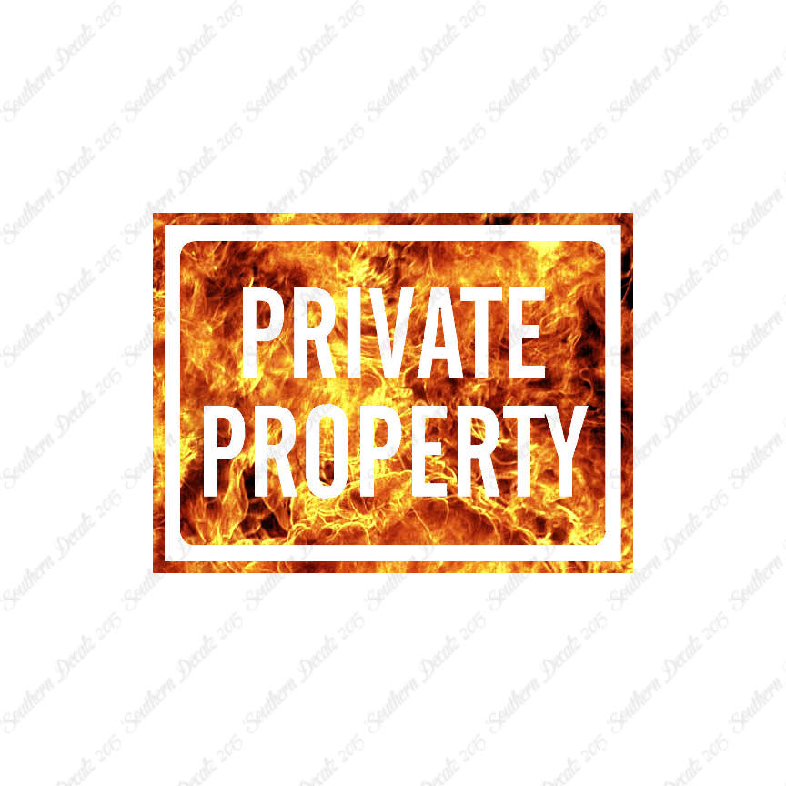 Private Property Business Sign