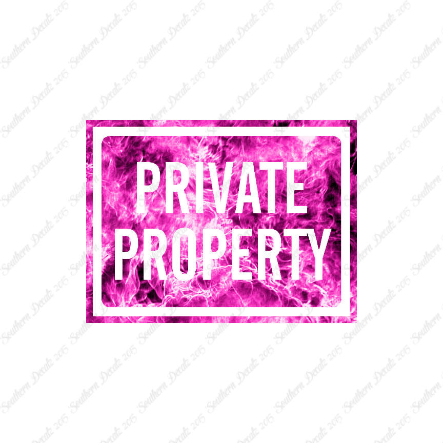 Private Property Business Sign
