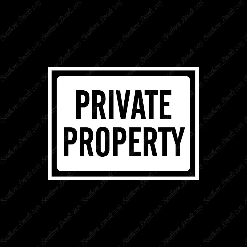 Private Property Business Sign