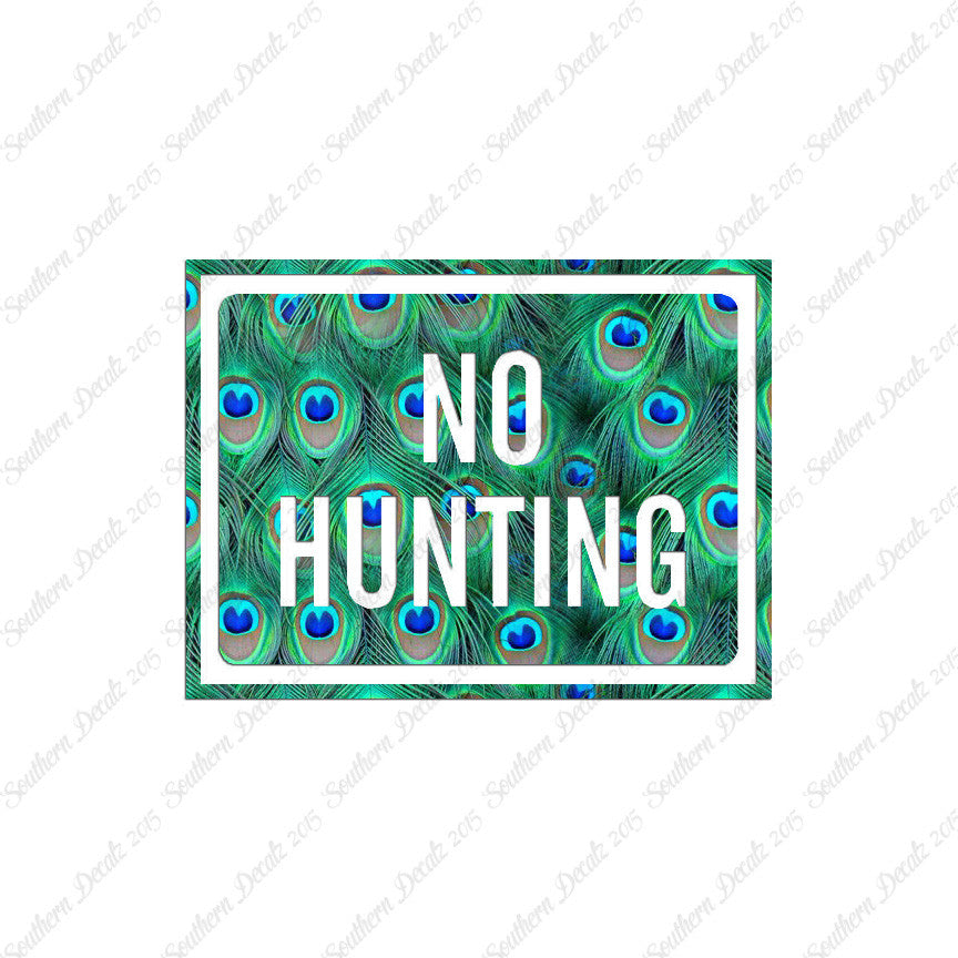 No Hunting Business Sign