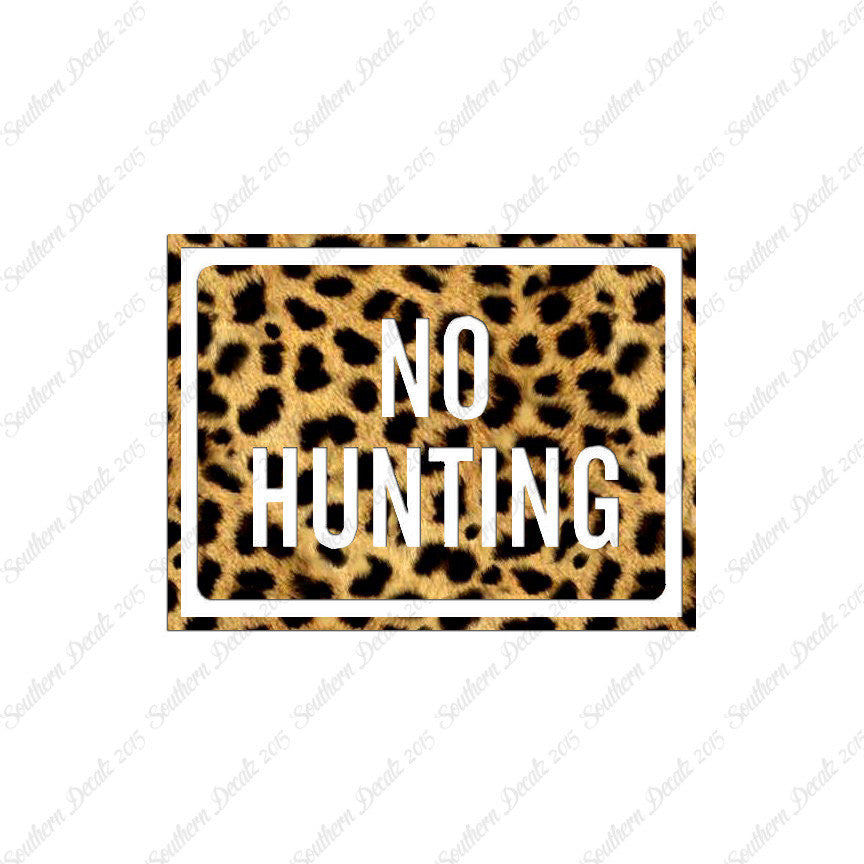 No Hunting Business Sign