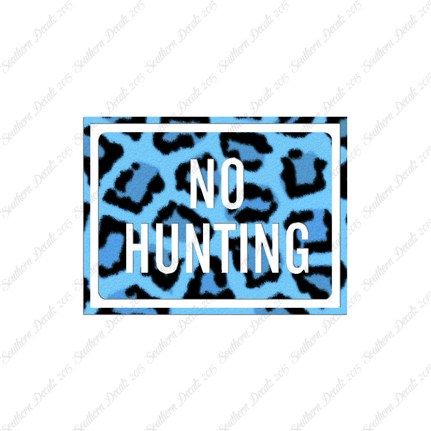 No Hunting Business Sign