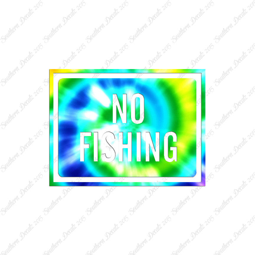 No Fishing Business Sign