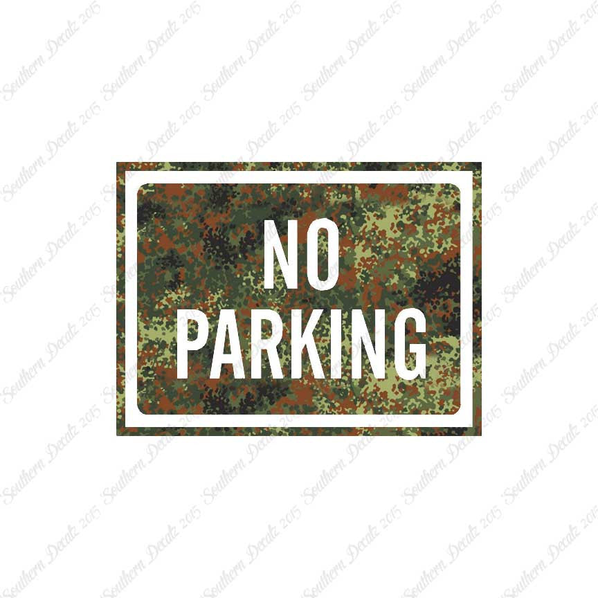 No Parking Business Sign