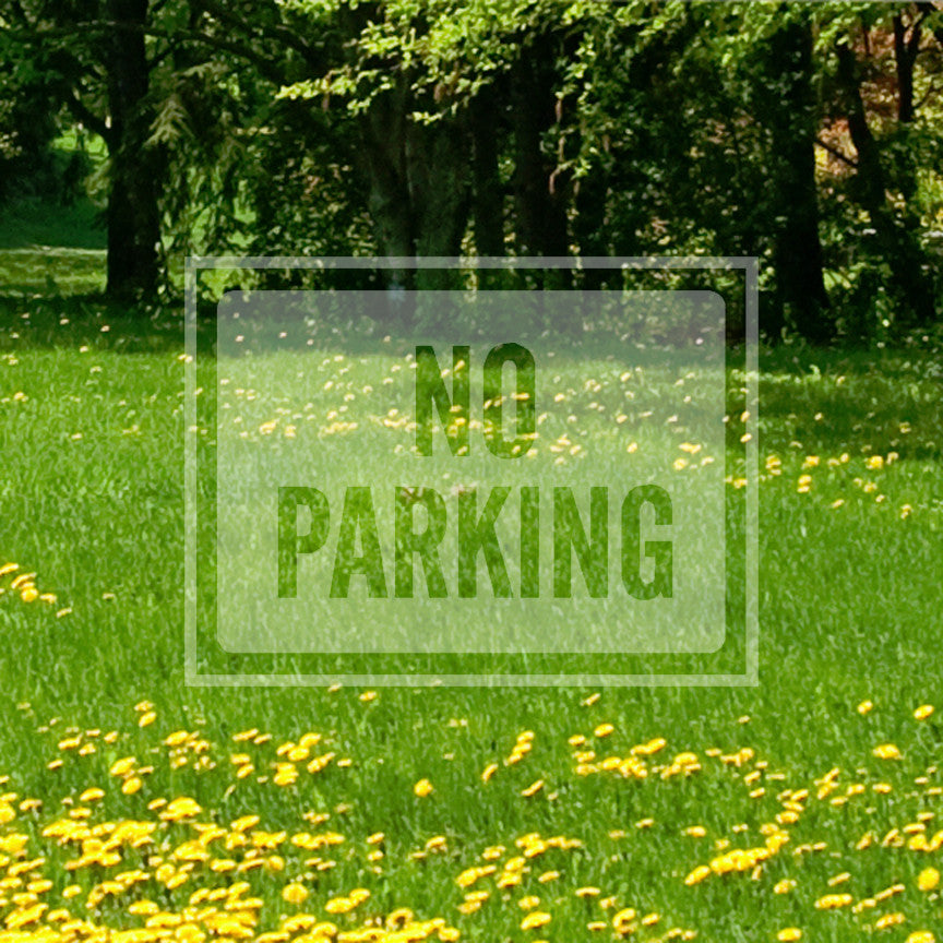 No Parking Business Sign