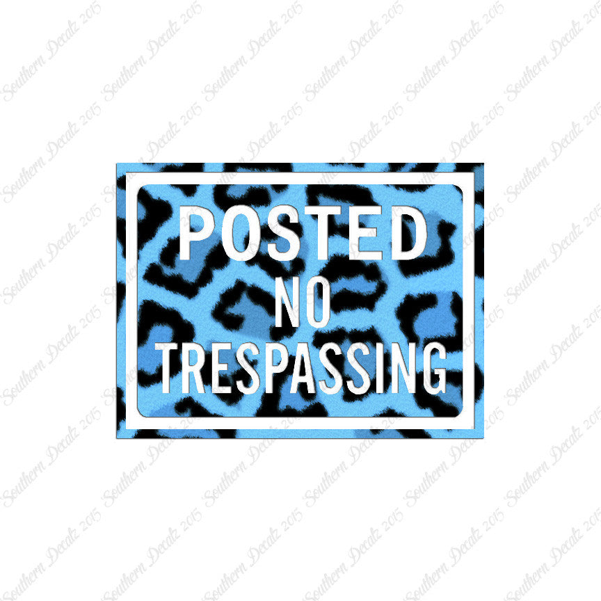 Posted no Trespassing Business Sign