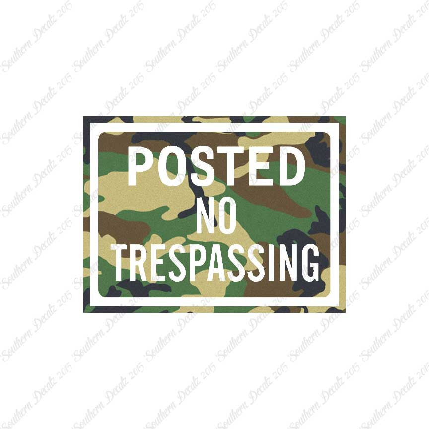 Posted no Trespassing Business Sign