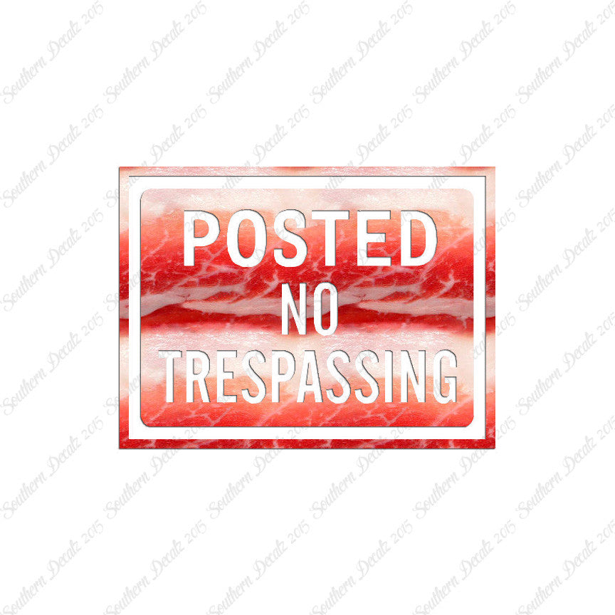 Posted no Trespassing Business Sign