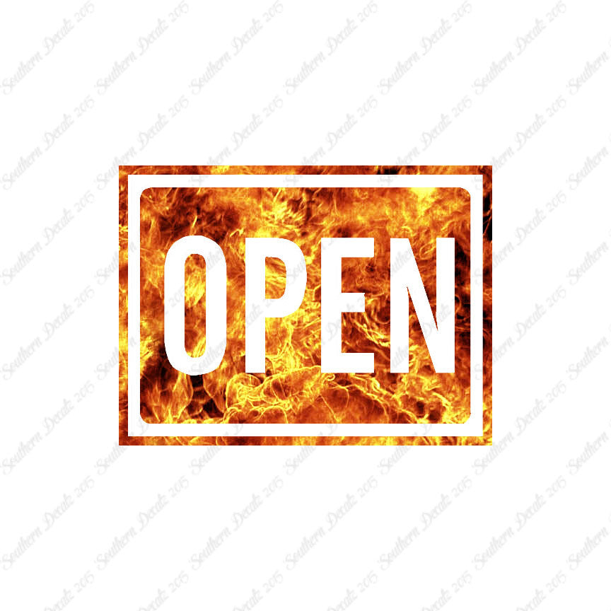 Open Business Sign