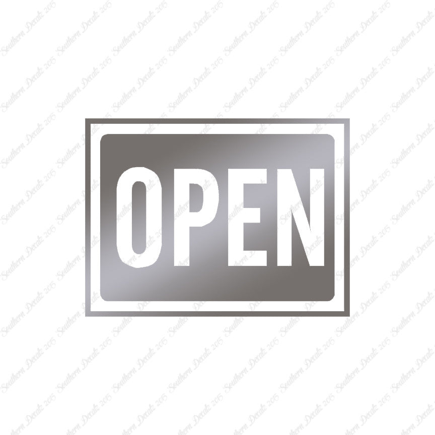 Open Business Sign
