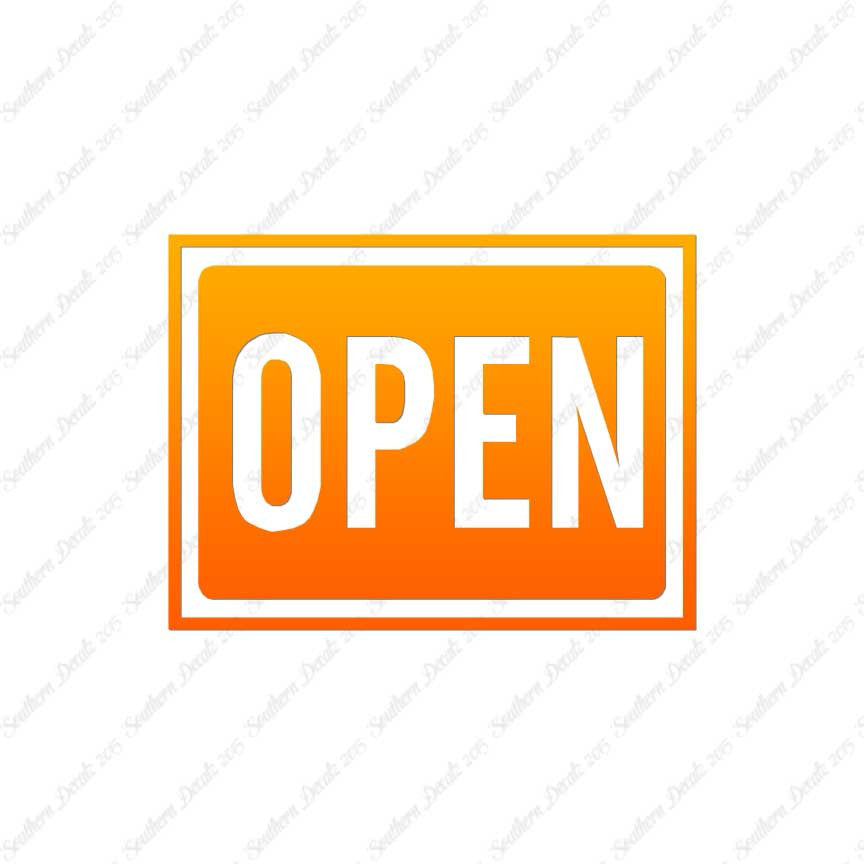 Open Business Sign