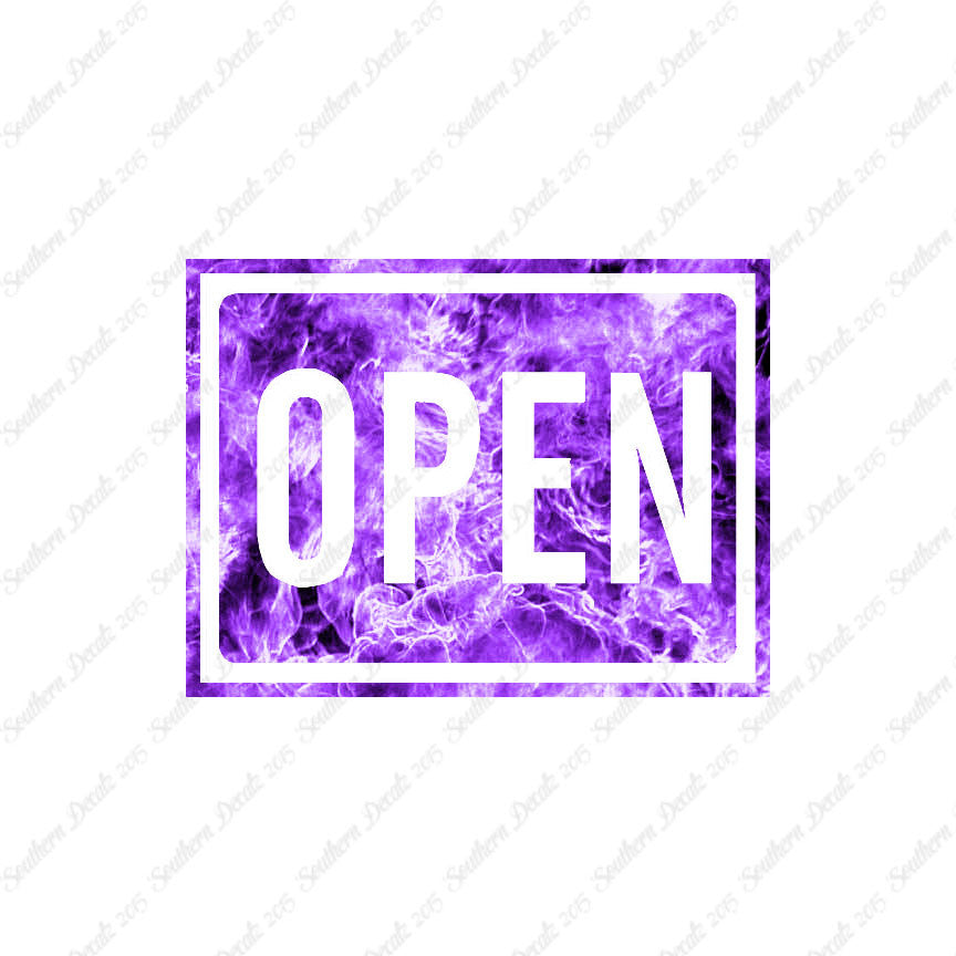 Open Business Sign