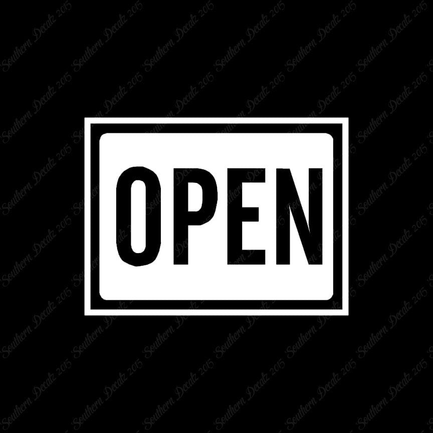 Open Business Sign