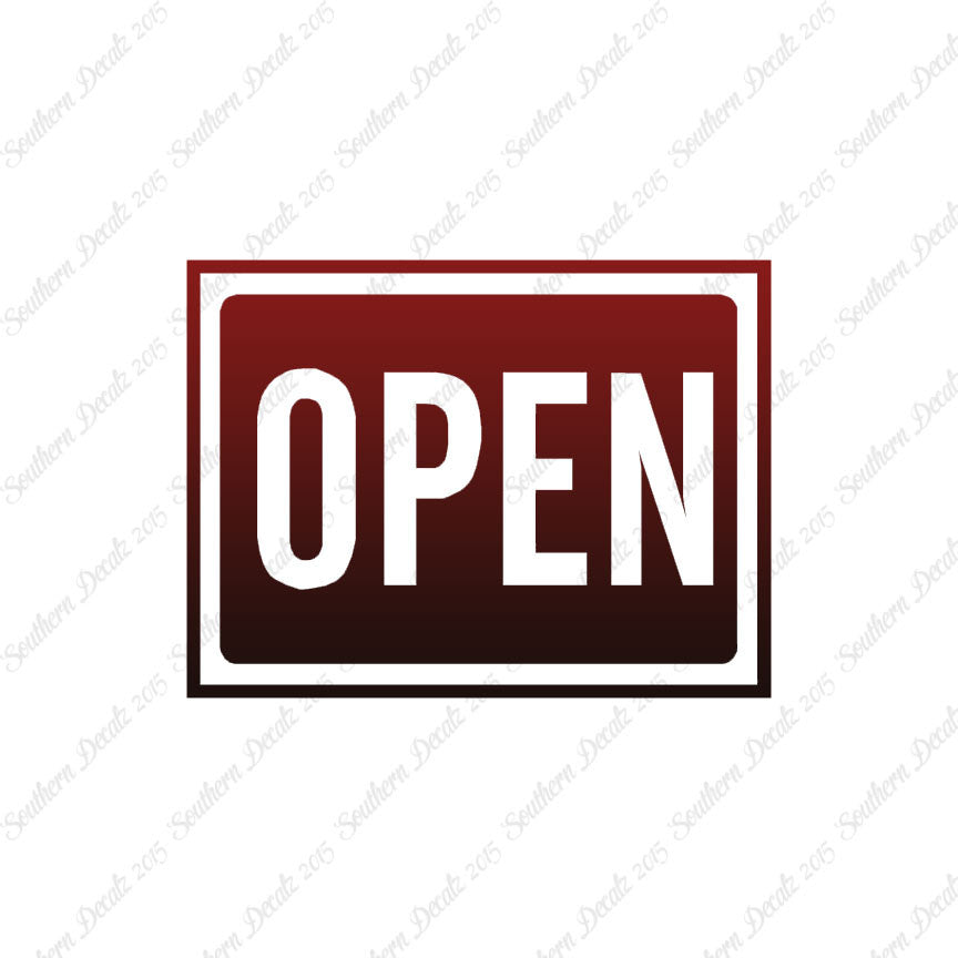 Open Business Sign