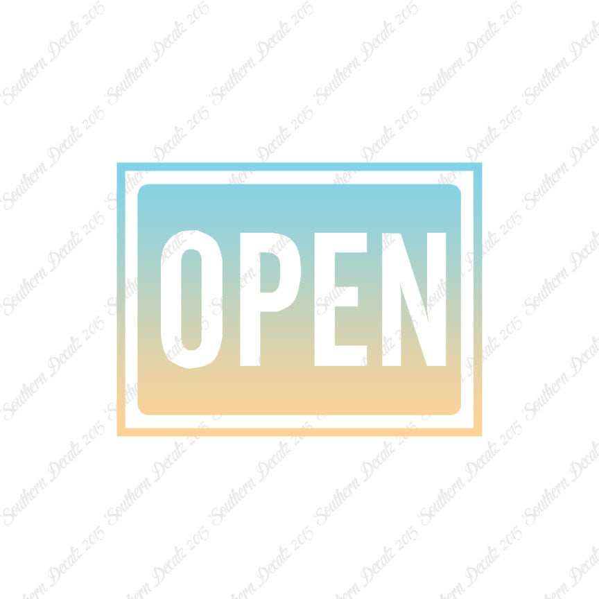 Open Business Sign