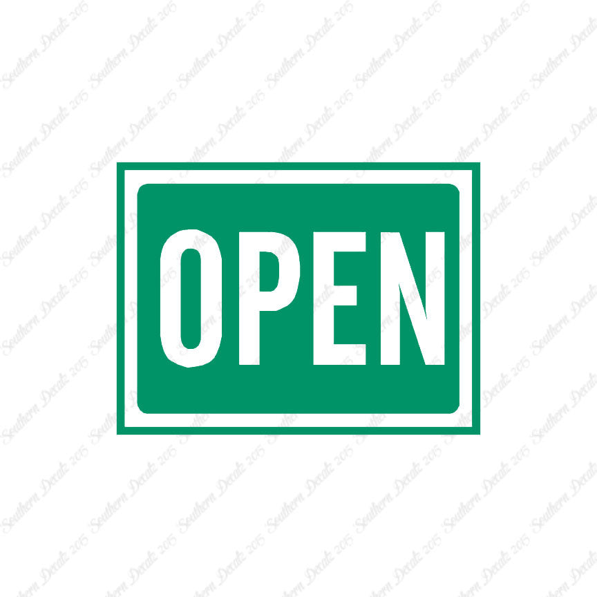 Open Business Sign