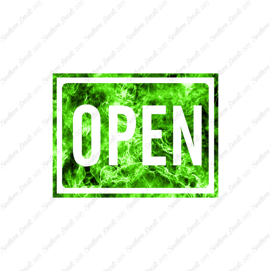Open Business Sign