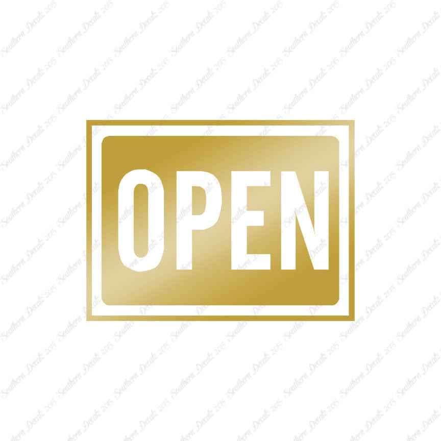 Open Business Sign