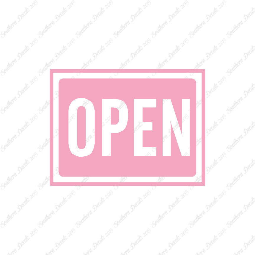 Open Business Sign