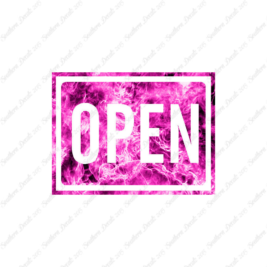 Open Business Sign