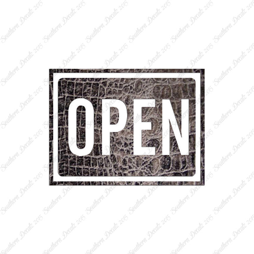 Open Business Sign