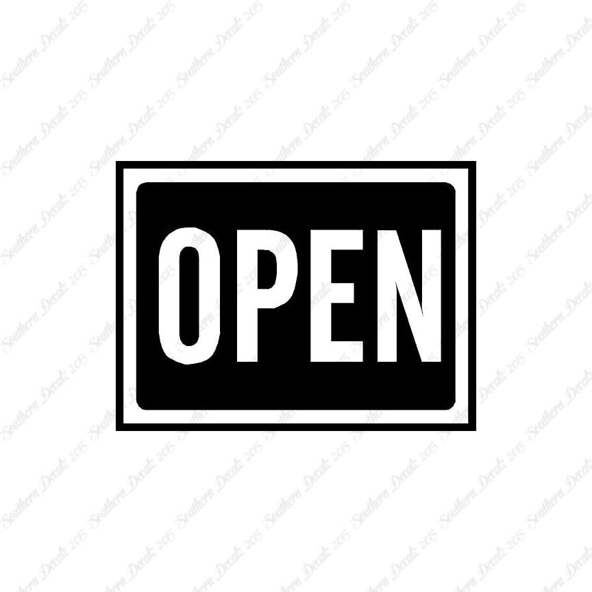 Open Business Sign
