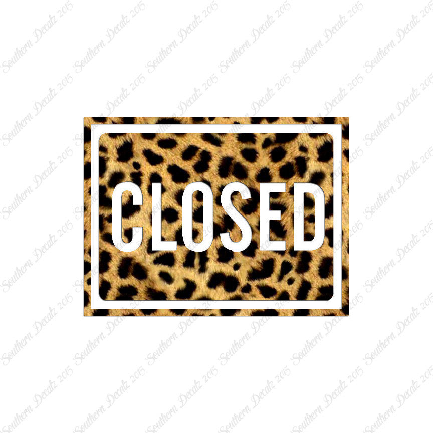 Closed Business Sign
