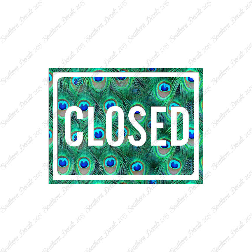 Closed Business Sign