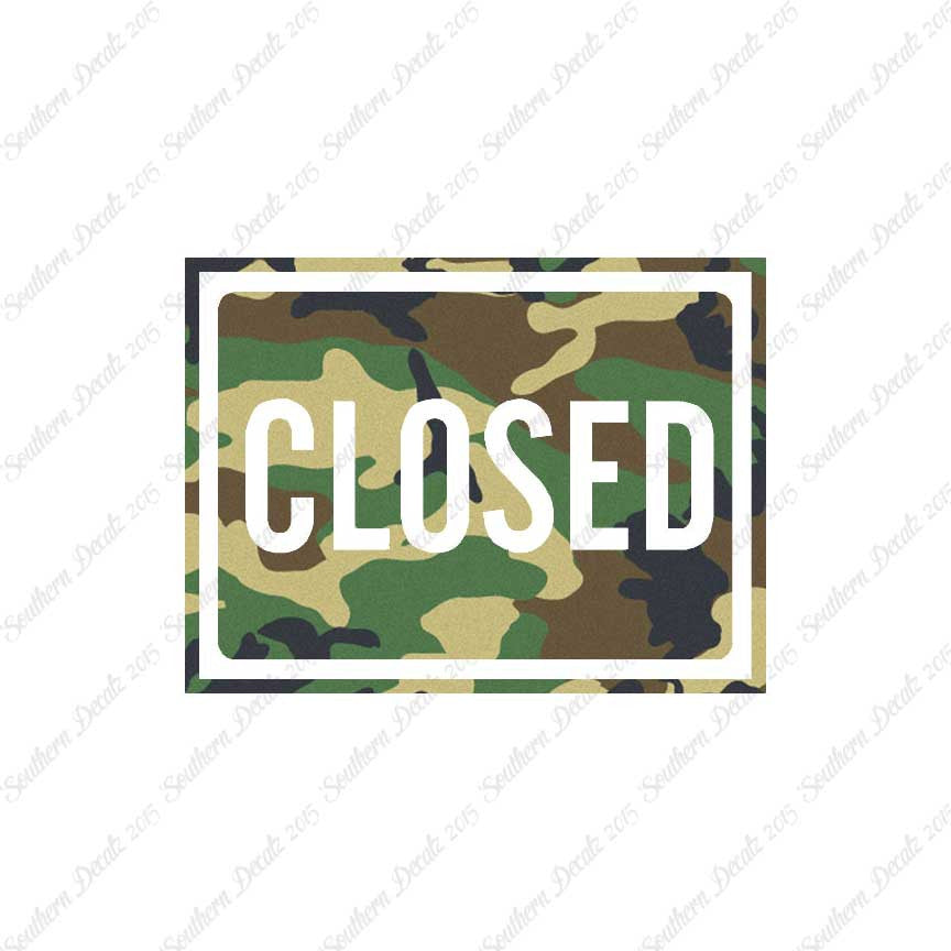 Closed Business Sign