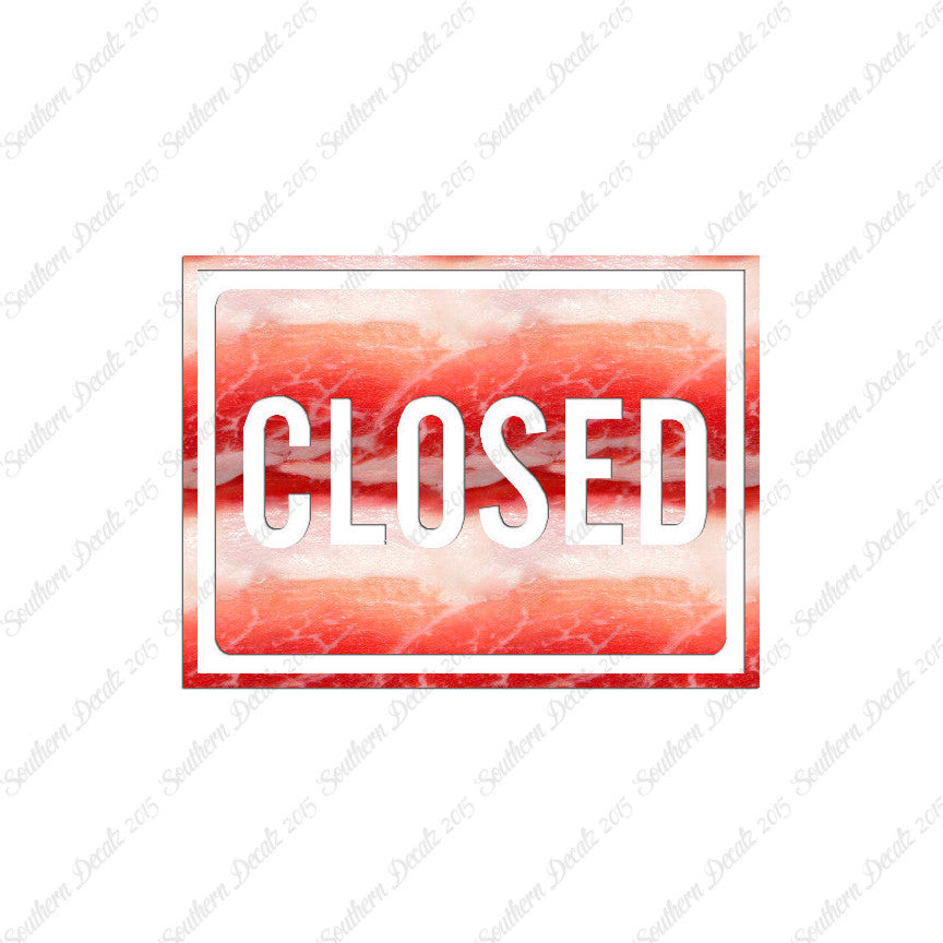 Closed Business Sign