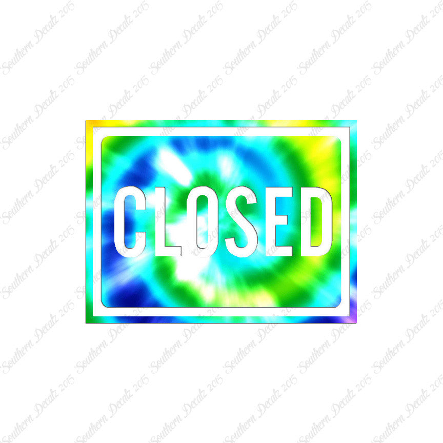 Closed Business Sign