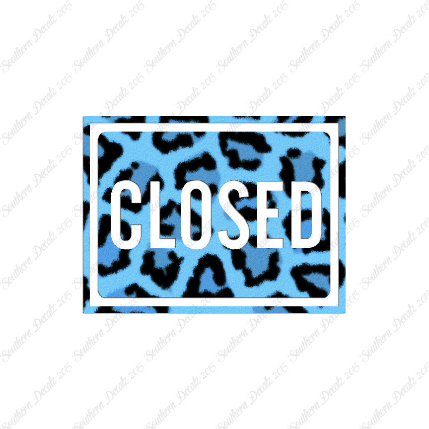 Closed Business Sign