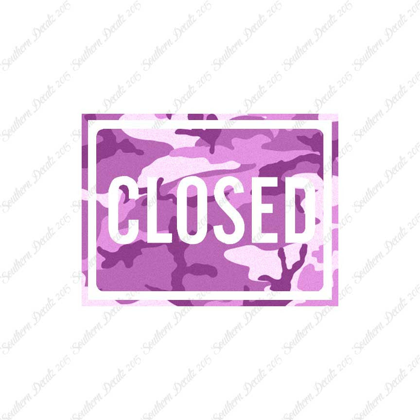 Closed Business Sign