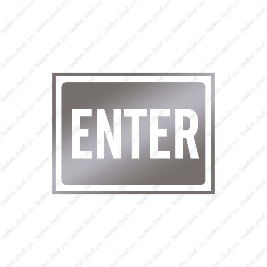Enter Business Sign