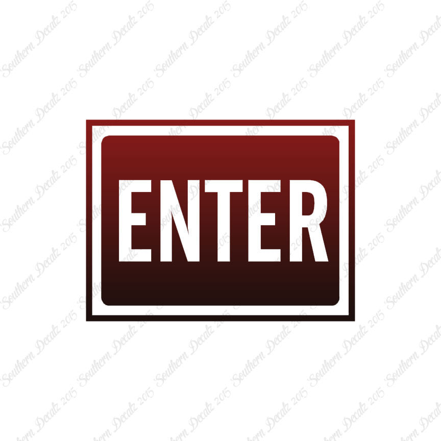 Enter Business Sign