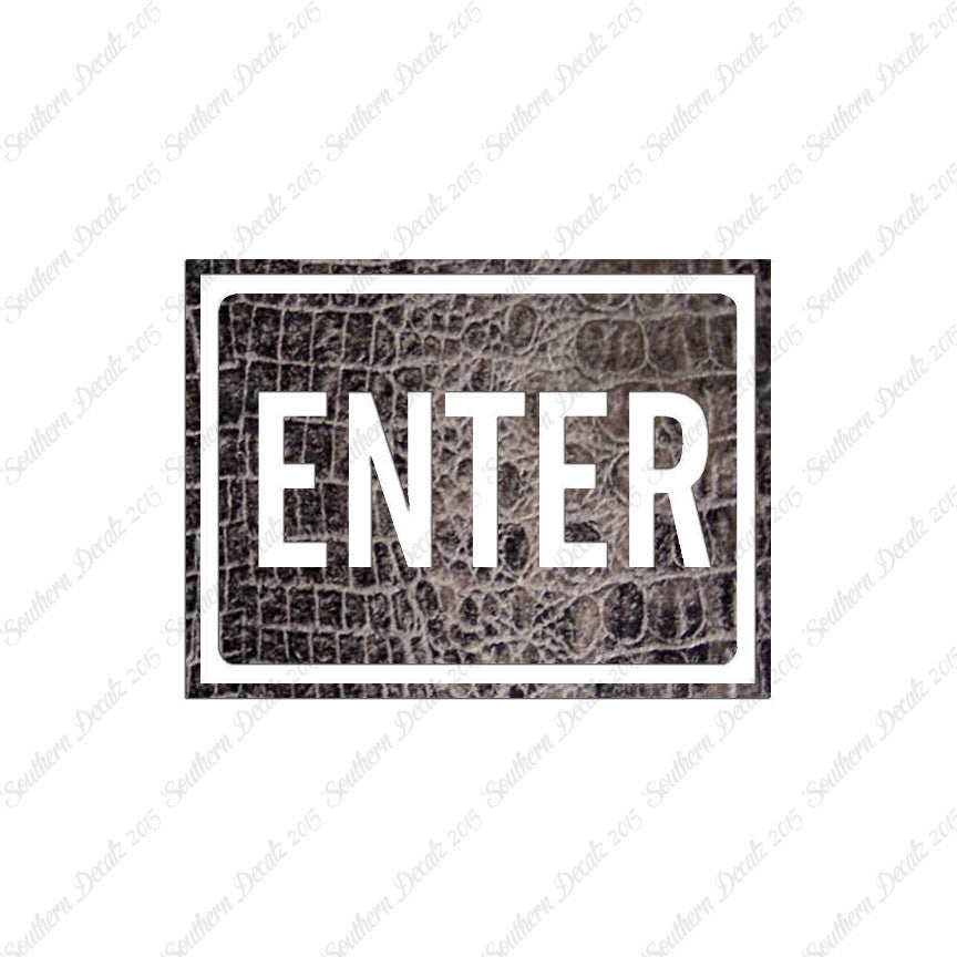 Enter Business Sign