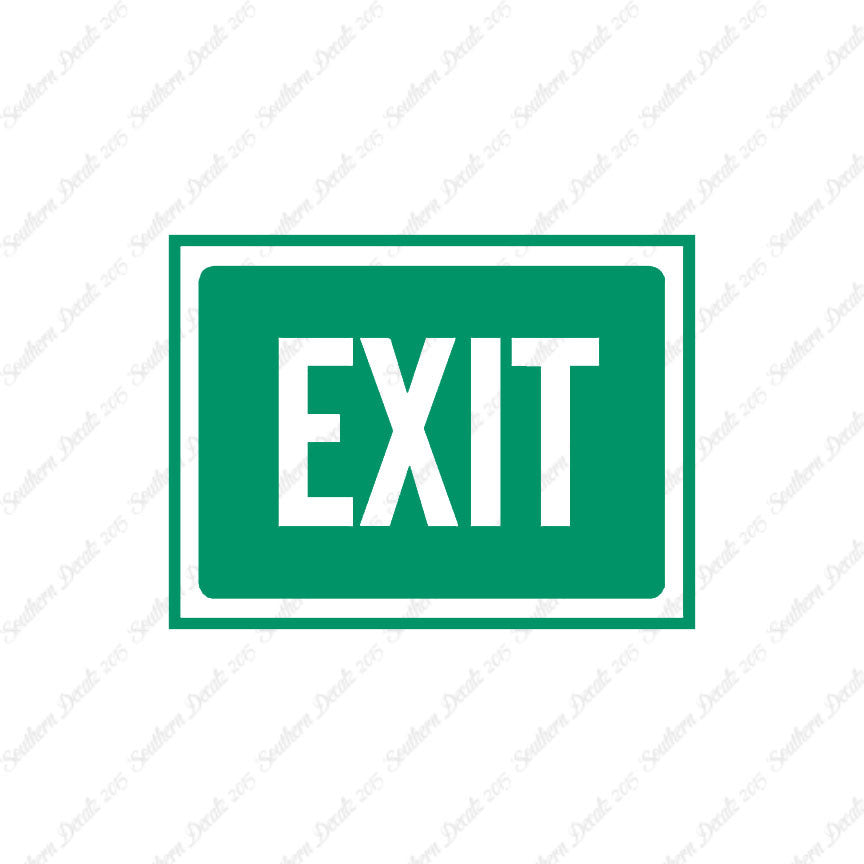 Exit Business Sign