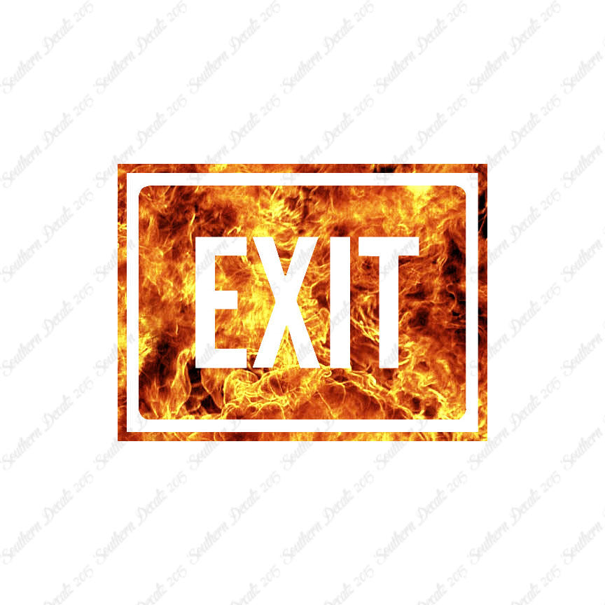 Exit Business Sign