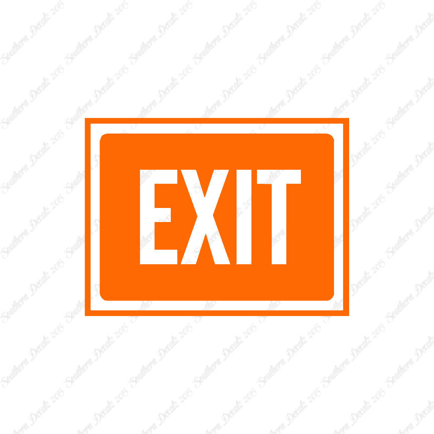 Exit Business Sign