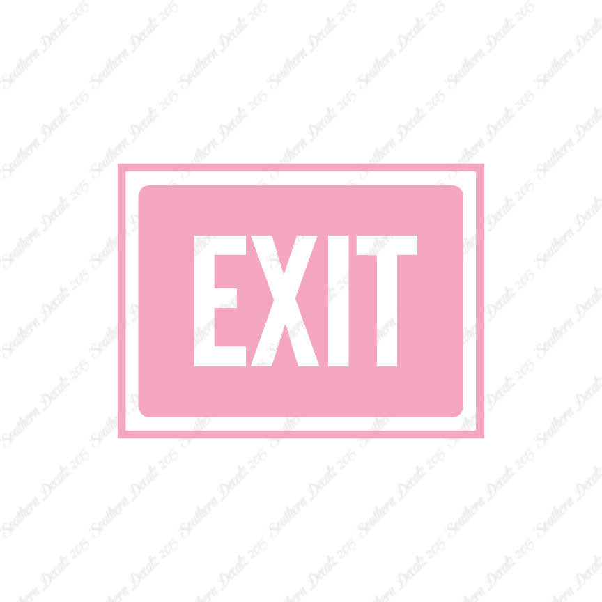 Exit Business Sign