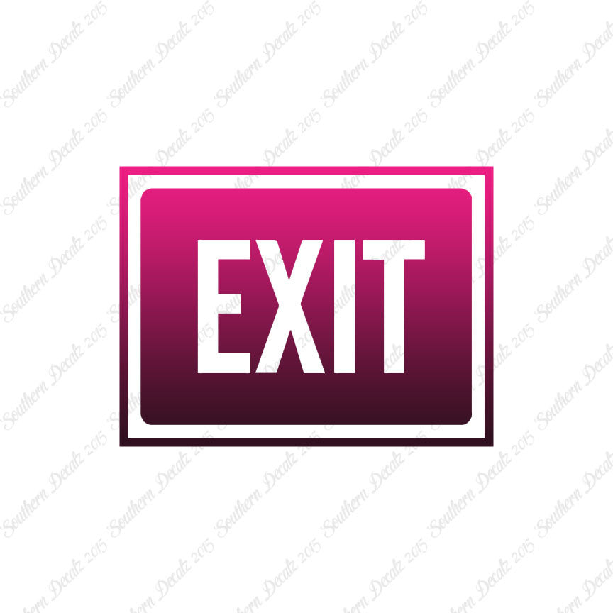 Exit Business Sign