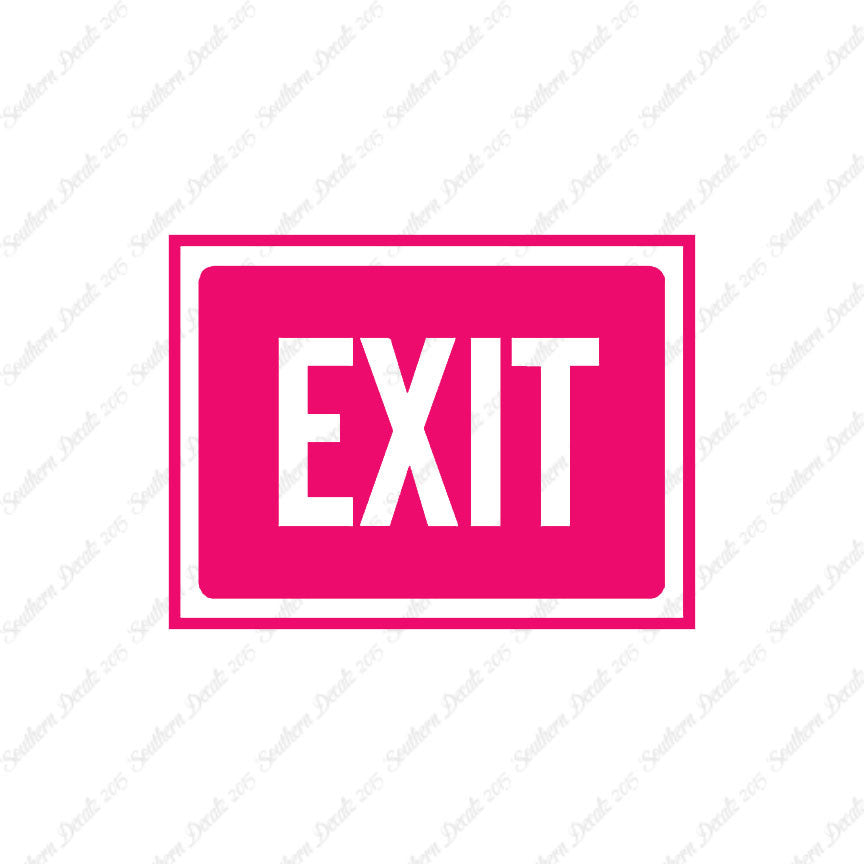 Exit Business Sign